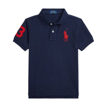 Load image into Gallery viewer, Navy Large Pony Polo Shirt