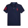Navy Large Pony Polo Shirt