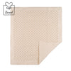 Beige Teddy Print Blanket