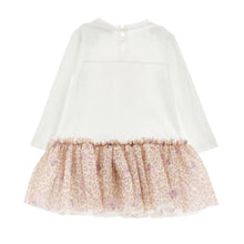 Load image into Gallery viewer, PRE ORDER - Ivory &amp; Pink Bow Leopard Print Dress