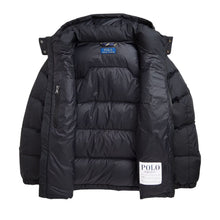 Load image into Gallery viewer, PRE ORDER - Boys Black Hooded Down Jacket