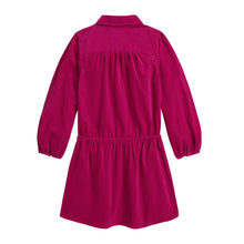 Load image into Gallery viewer, Deep Pink Corduroy Dress