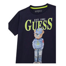 Load image into Gallery viewer, Navy Teddy Print T-Shirt