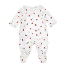 Load image into Gallery viewer, PRE ORDER - White Strawberry Babygrow