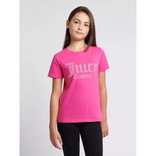 Load image into Gallery viewer, Fuchsia Pink Diamante Logo T-Shirt