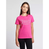 Fuchsia Pink Diamante Logo T-Shirt