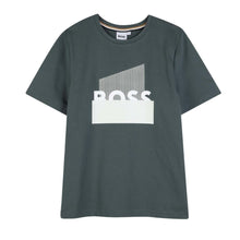 Load image into Gallery viewer, Dark Green Graphic Logo T-Shirt