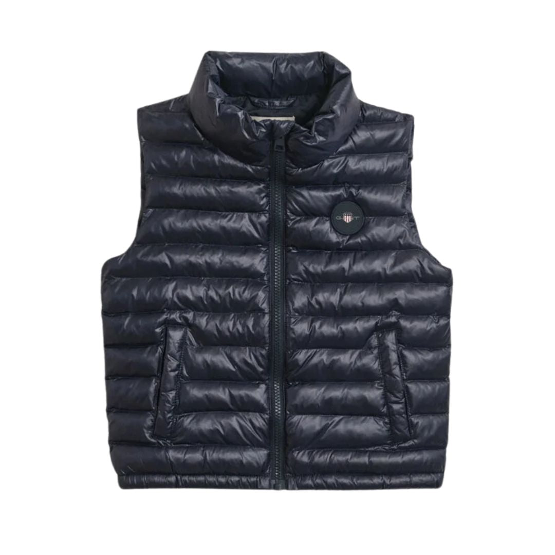 Navy Logo Badge Gilet