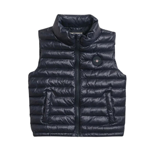 Navy Logo Badge Gilet