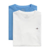 White & Blue 2 Pack T-Shirts