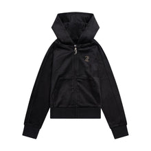 Load image into Gallery viewer, Black Diamante Bootcut Tracksuit