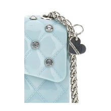 Load image into Gallery viewer, Pale Blue &amp; Silver Rhinestone Bag