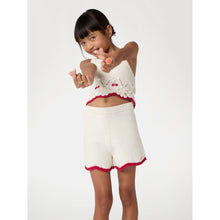 Load image into Gallery viewer, Ivory Crochet Shorts Set