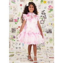 Load image into Gallery viewer, Pink &amp; White Roses &#39;Marigold&#39; Dress