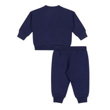 Load image into Gallery viewer, Navy Multi Colour Logo Tracksuit