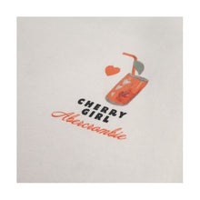 Load image into Gallery viewer, Girls Ivory Cherry Soda T-Shirt