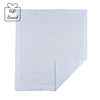 Pale Blue Teddy Print Blanket