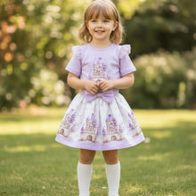 Load image into Gallery viewer, Lilac Castle Skirt Set &amp; Headband