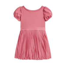 Load image into Gallery viewer, Deep Pink Pleated Dress