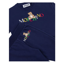 Load image into Gallery viewer, Navy Multi Colour Logo Tracksuit