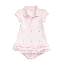 Load image into Gallery viewer, Pale Pink Embroidered Pony's Dress &amp; Knickers