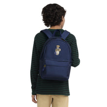Load image into Gallery viewer, Navy Polo Bear Backpack (35cm)