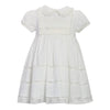 Ivory Swiss Dot & Lace Dress