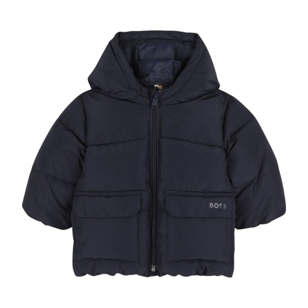 PRE ORDER - Baby Boys Navy Puffer Jacket