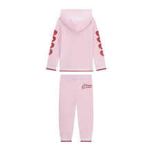 Load image into Gallery viewer, Pink Glitter Hearts Tracksuit