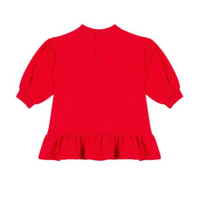 Load image into Gallery viewer, Baby Girls Red Teddy Dress