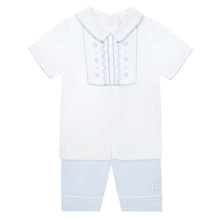 Load image into Gallery viewer, Pale Blue Shorts &amp; Top Set