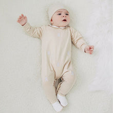 Load image into Gallery viewer, Beige Teddy Babygrow &amp; Hat