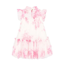 Load image into Gallery viewer, Pink &amp; White Roses &#39;Marigold&#39; Dress
