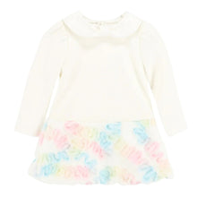 Load image into Gallery viewer, Ivory &#39;Frances&#39; Fur Trim Baby Dress
