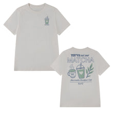 Load image into Gallery viewer, Girls Ivory Matcha T-Shirt
