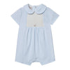 Pale Blue Smocked Romper
