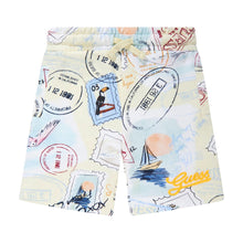Load image into Gallery viewer, Yellow Stamp Logo Shorts
