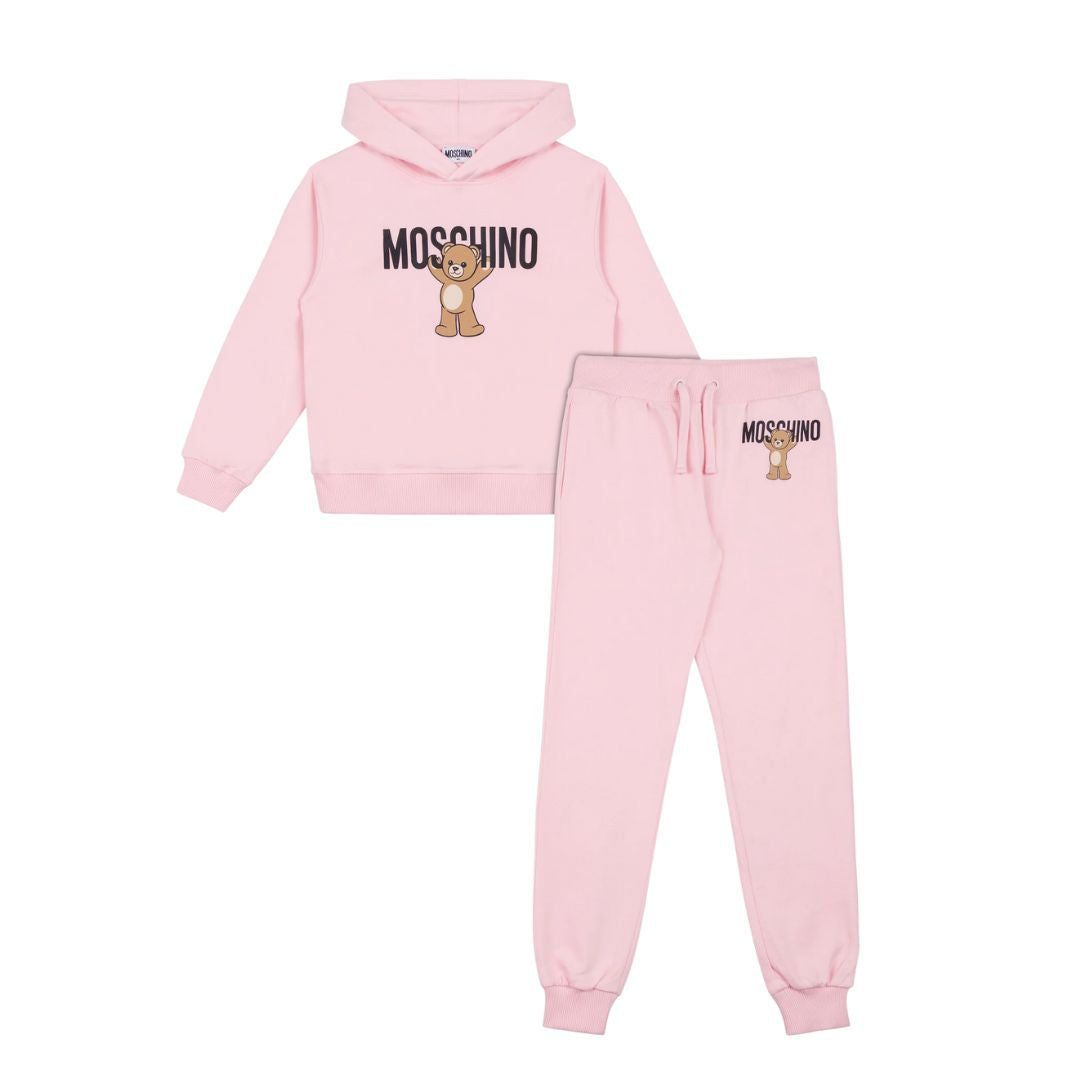 Pink Toy Teddy & Logo Tracksuit