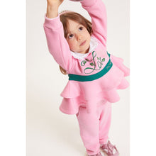 Load image into Gallery viewer, Pink Frilled &quot;Love&quot; Tracksuit