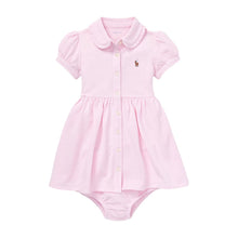 Load image into Gallery viewer, Babies Pink Oxford Dress &amp; Knickers