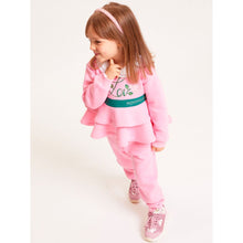 Load image into Gallery viewer, Pink Frilled &quot;Love&quot; Tracksuit