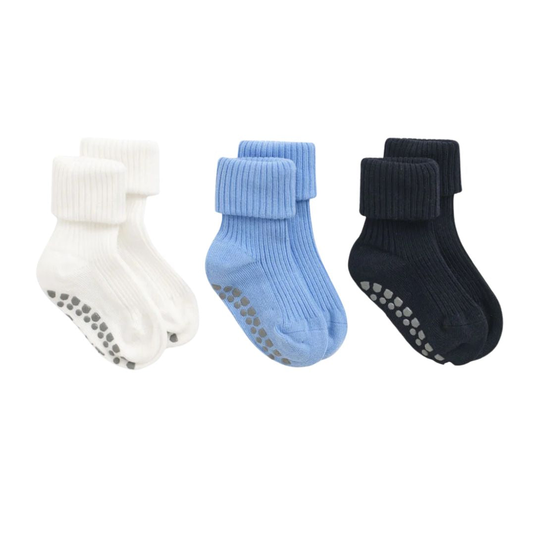 3 Pack Baby Anti Slip Socks