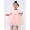 Peach 'Mille Feuille' Dress