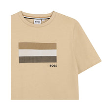 Load image into Gallery viewer, Beige Stripe Graphic T-Shirt