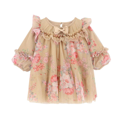 Babies Sand Floral Tulle 