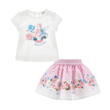 Load image into Gallery viewer, PRE ORDER - Babies Pink Floral Skirt Set