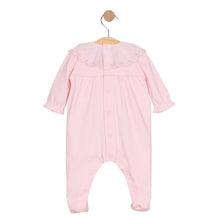Load image into Gallery viewer, Pink Embroidered Tulle Babygrow