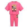 Pink Teddy Cycling Shorts & T-Shirt Set