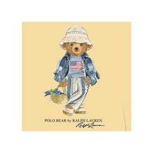 Load image into Gallery viewer, Yellow Polo Bear T-Shirt Dress