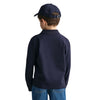 Navy LS Logo Polo Top
